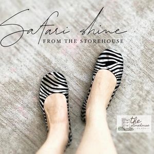Safari Shine Size 9 the storehouse flats
